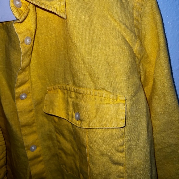Yellow Ralph Lauren button up! - Picture 2 of 4